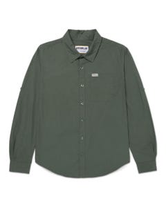 Camisa Hombre Convertible L/s Poplin