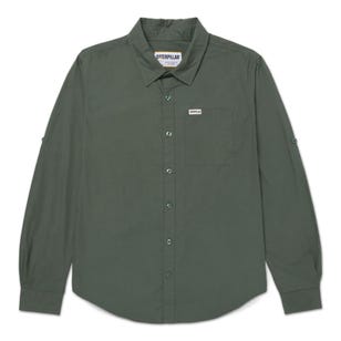 Camisa Hombre Convertible L/s Poplin