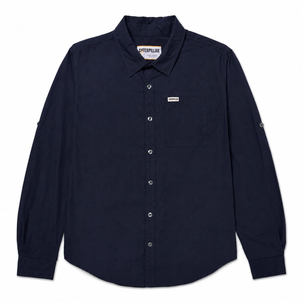 Camisa Hombre Convertible L/s Poplin