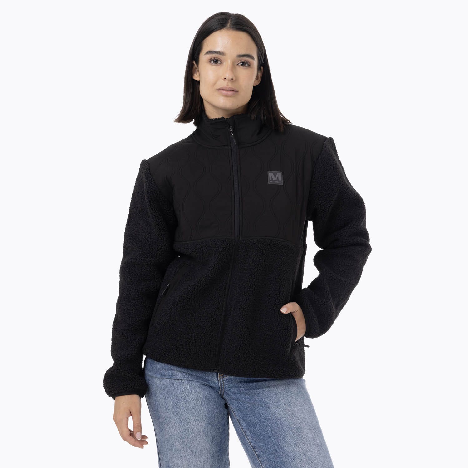 Casaca Mujer Full-zip Sherpa