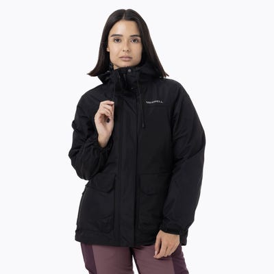 Casaca Mujer Full Zipper Hardshell 3 En 1