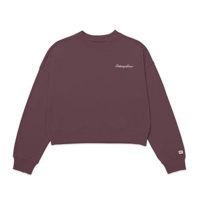 Chompa Mujer Relaxed French Terry Crew