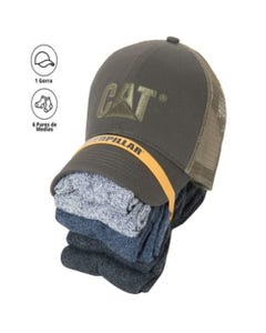 Pack Gorro + 6 Medias Hombre