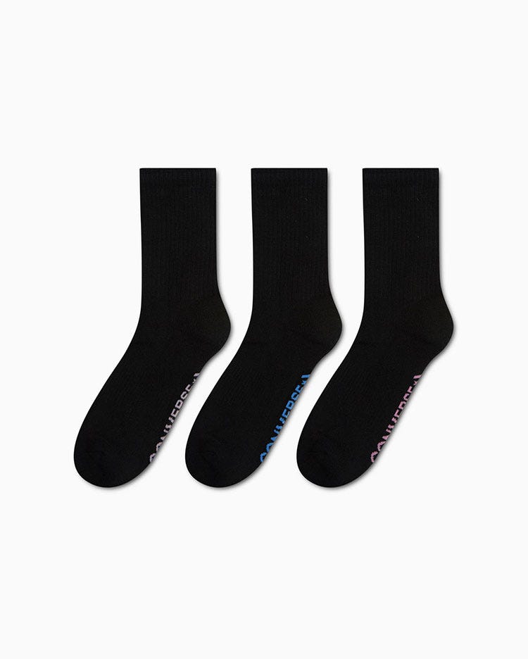 Medias Mujer Pack X3 Half Crew