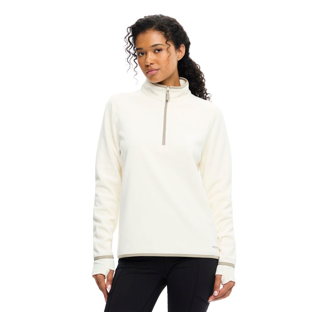 Polera Mujer Brimrock - Solid 1/4 Zip
