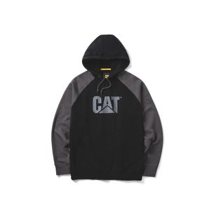 Polera Hombre Colorblock Raglan Hooded