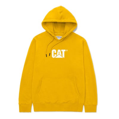 Polera Hombre Fleece Cat Logo Pullover