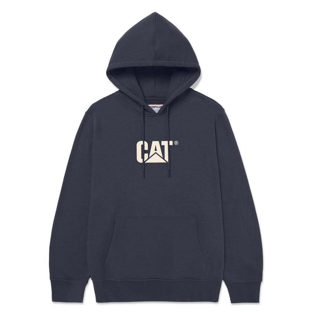 Polera Hombre Fleece Cat Logo Pullover