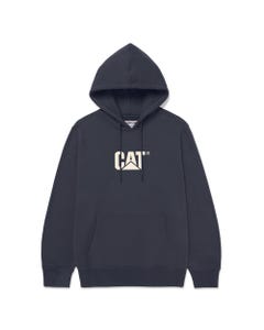 Polera Hombre Fleece Cat Logo Pullover