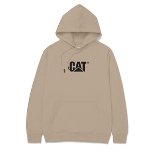 Polera Hombre Fleece Cat Logo Pullover
