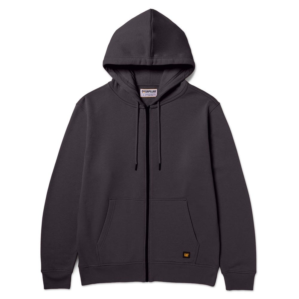 Polera Hombre Fleece Cat Patch Full Zip