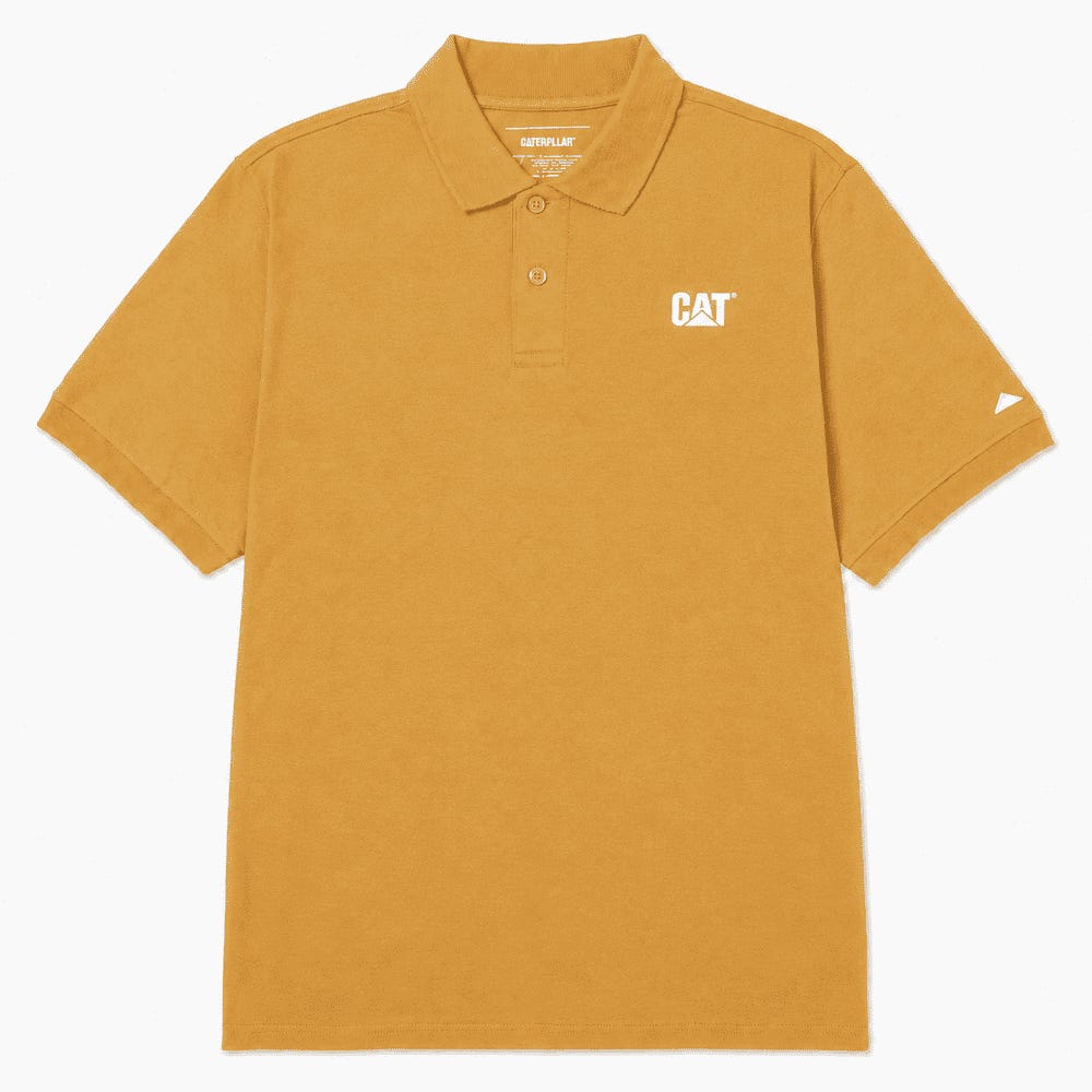 Polo Hombre Cat Logo Jersey