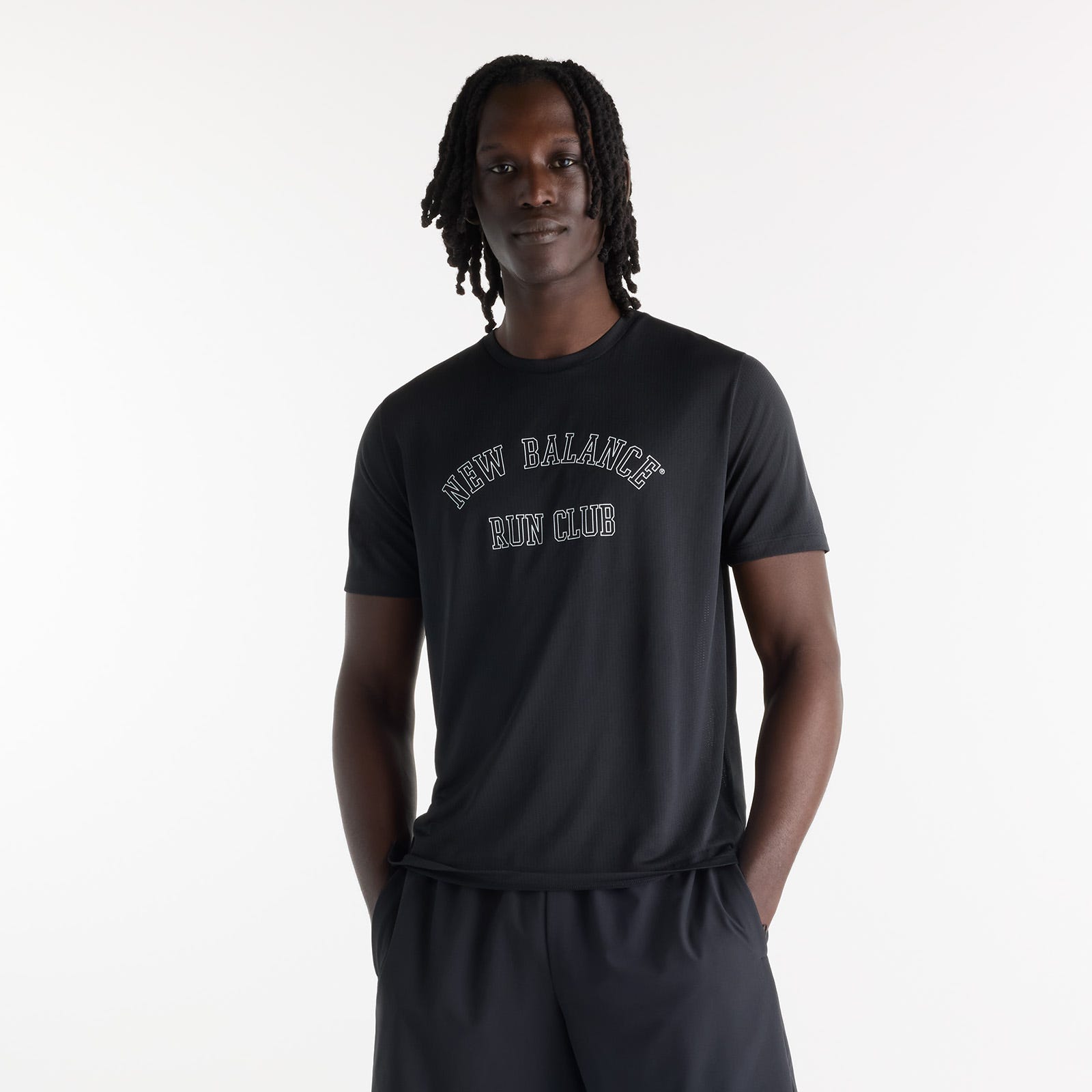 Polo Hombre Grey Day Running Club 