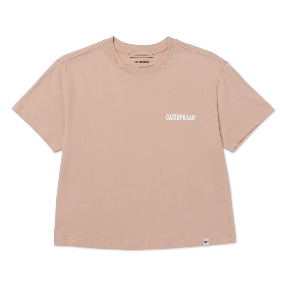 Polo Mujer Boxy Thrive Graphic