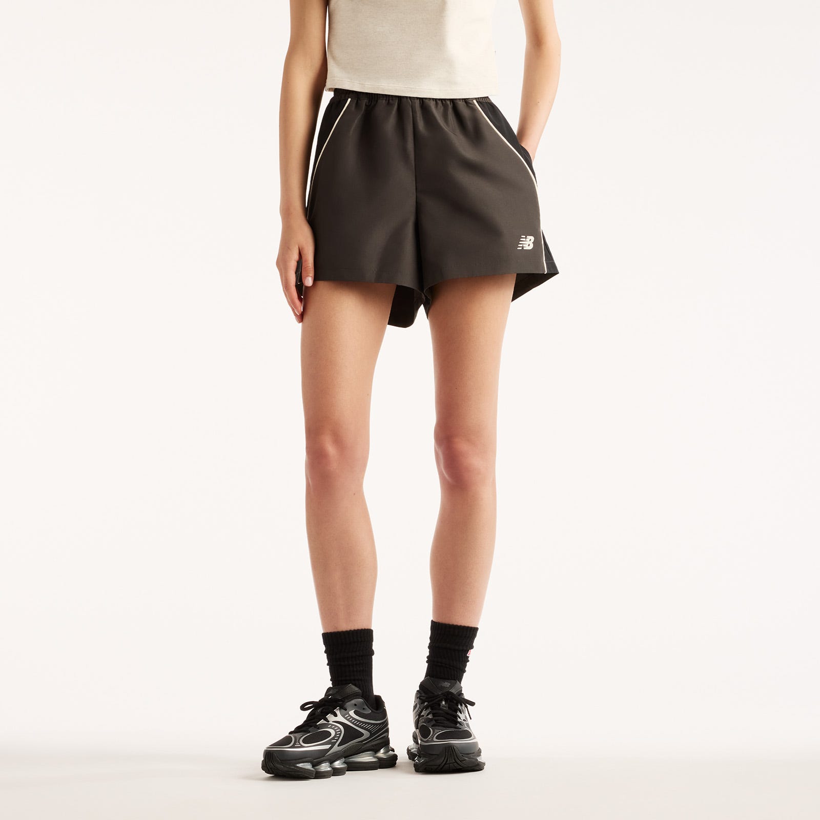 Short Mujer Trackside Woven 