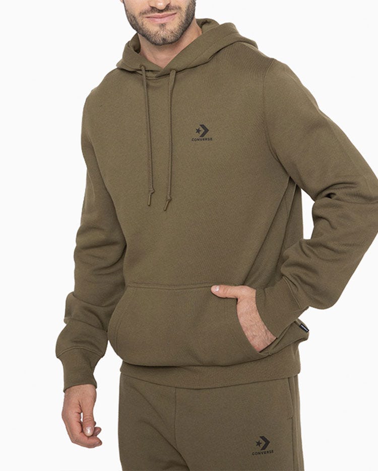 Polera Hombre Basic Hoodie