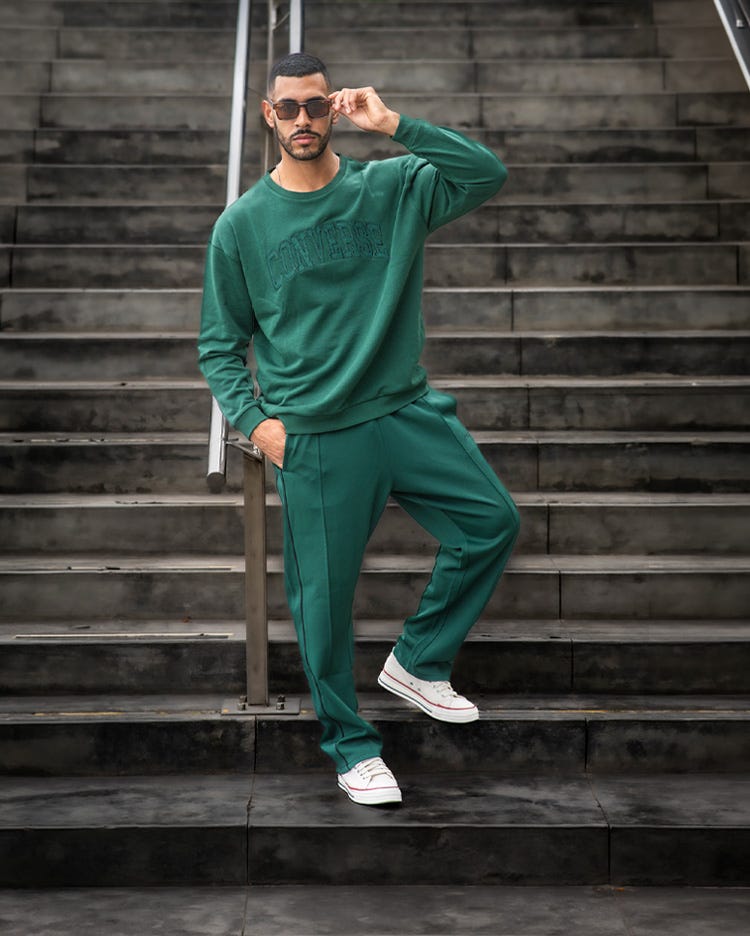 Polera Hombre Crew Converse Retro