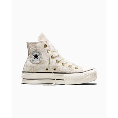 Zapatillas Mujer Chuck Taylor All Star Lift Platform Metallic Twill