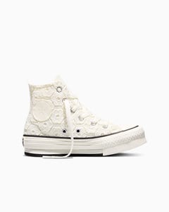 Zapatillas Niña Chuck Taylor All Star Eva Lift Platform Floral Crochet