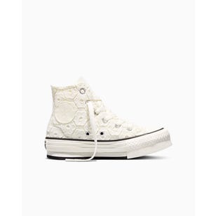 Zapatillas Niña Chuck Taylor All Star Eva Lift Platform Floral Crochet