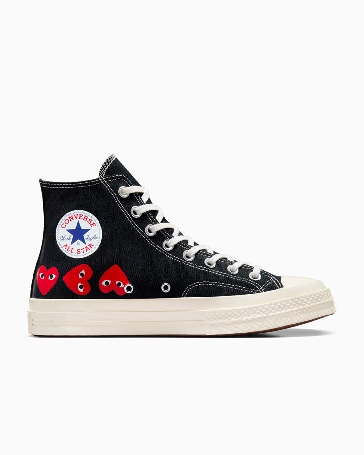 Zapatillas Unisex Converse X Comme Des Garçons PLAY Chuck 70 Multi Heart