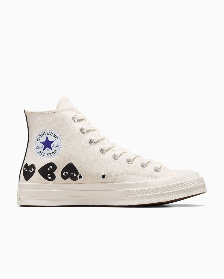 Zapatillas Unisex Converse X Comme Des Garçons PLAY Chuck 70 Multi Heart